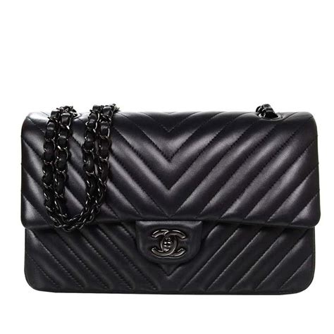 all black chevron chanel|Chanel So Black Chevron .